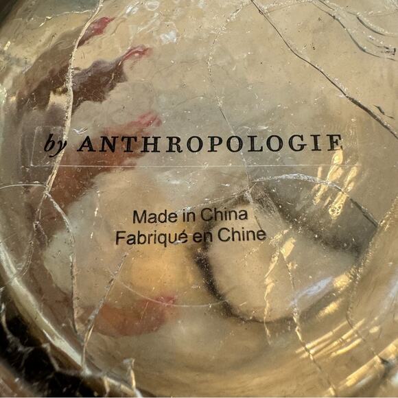 Anthropologie cracked glass abstract avant-garde vase - Picture 8 of 8